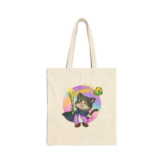 forestminish - Cotton Canvas Tote Bag - Echoes of Frisk