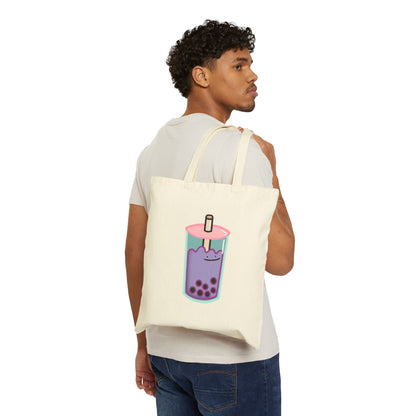 Micromads - Cotton Canvas Tote Bag - Boba