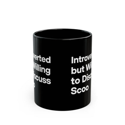 Lucah - Black Mug - Discuss Scoo