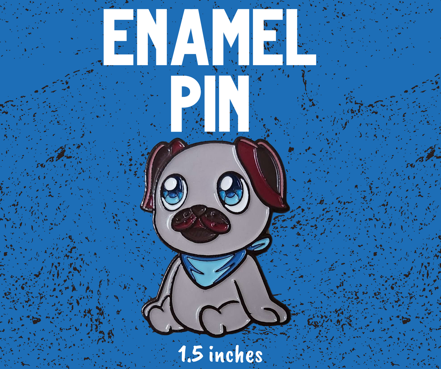 Andy - Enamel Pin - Andy Sit (Dirty Pug)