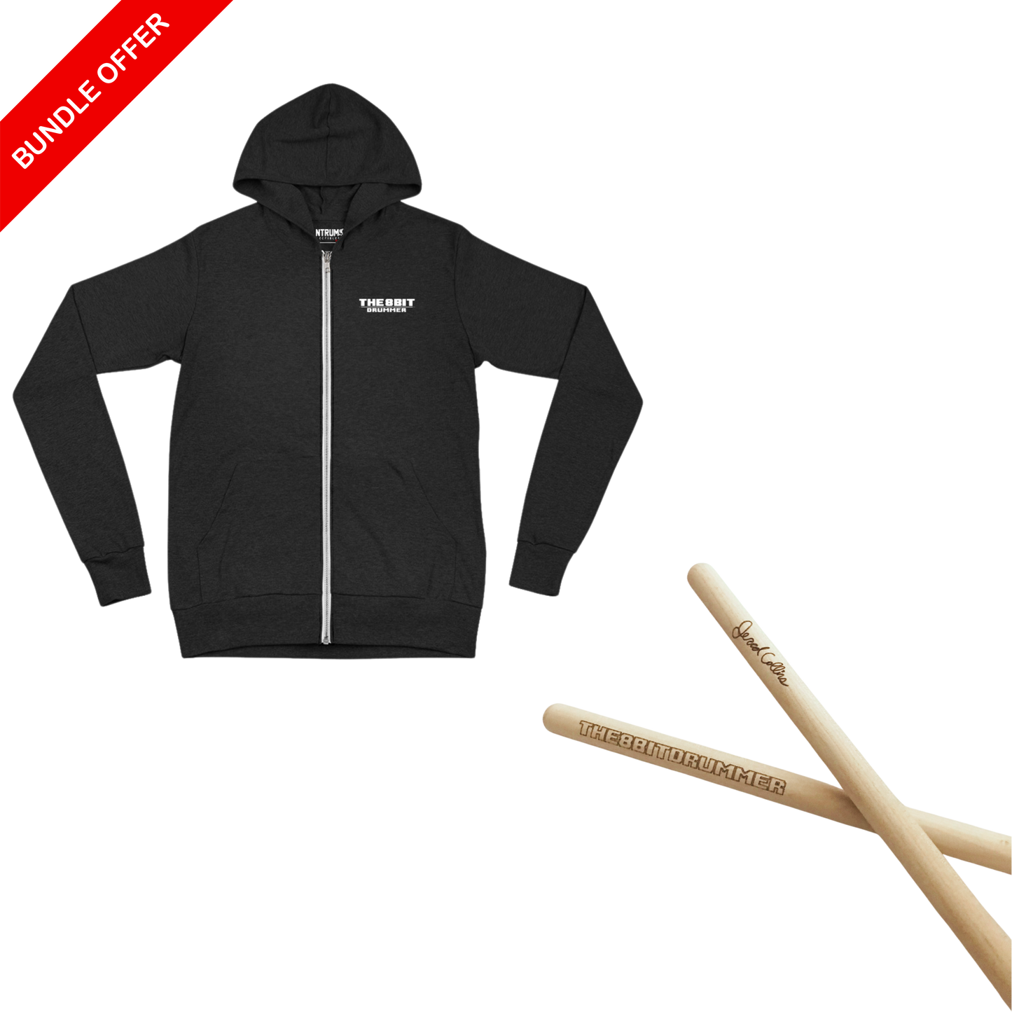 The8BitDrummer - Drumstick - Drummer Jacket Bundle