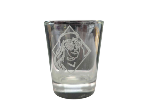 TheSpaceVixen - Shot Glass - Logo