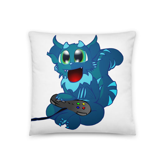 ThaBeast - Basic Pillow - Gamer Blue Guy