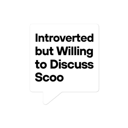 Lucah - Sticker - Discuss Scoo