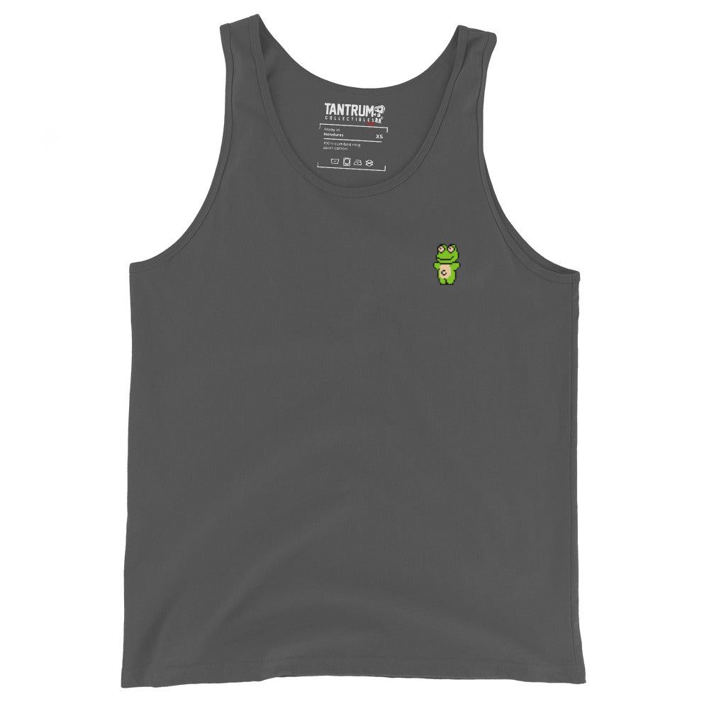 Adef - Men’s Premium Tank Top - 8 Bit Frog