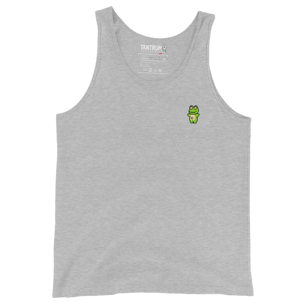 Adef - Men’s Premium Tank Top - 8 Bit Frog