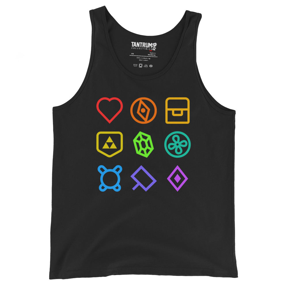 Zeldathon - Tank Top - Icons