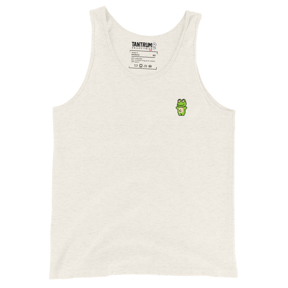 Adef - Men’s Premium Tank Top - 8 Bit Frog