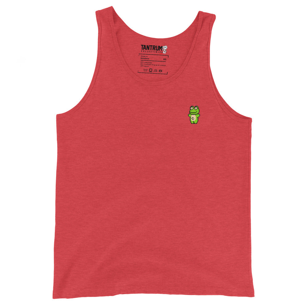 Adef - Men’s Premium Tank Top - 8 Bit Frog