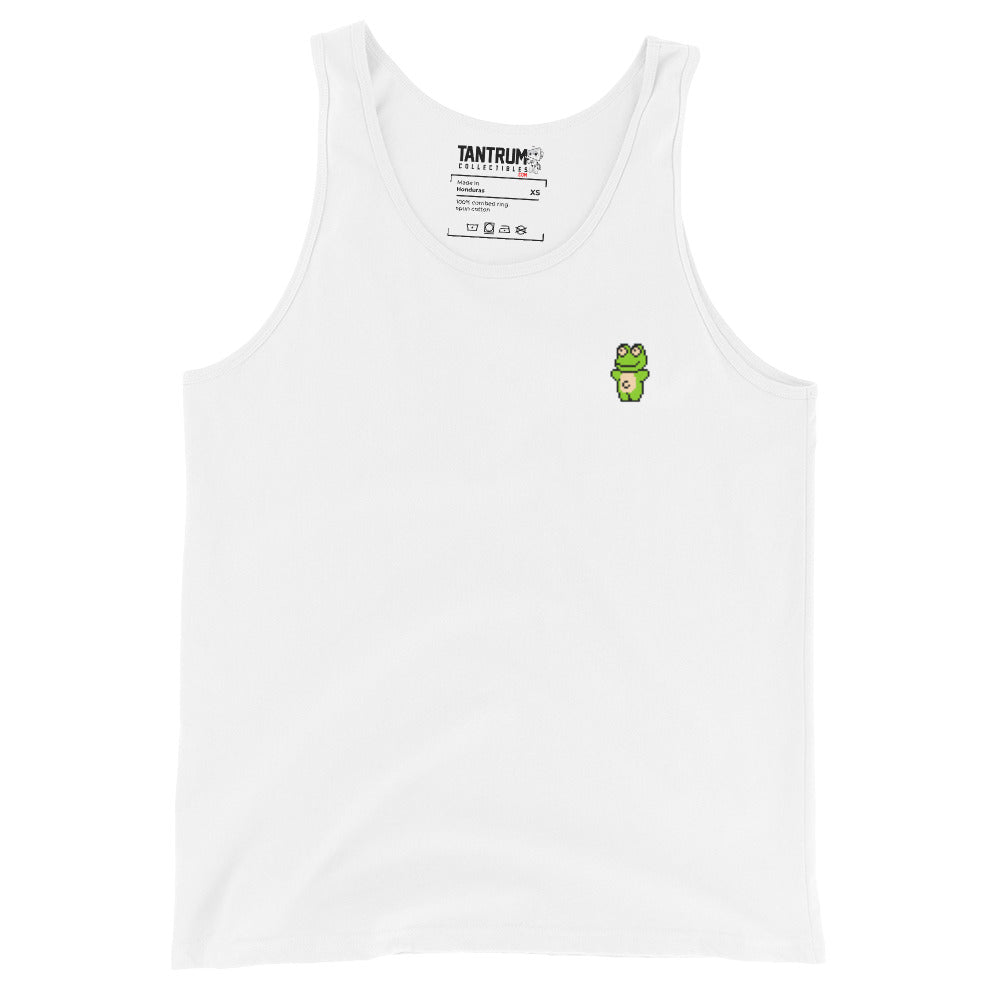 Adef - Men’s Premium Tank Top - 8 Bit Frog