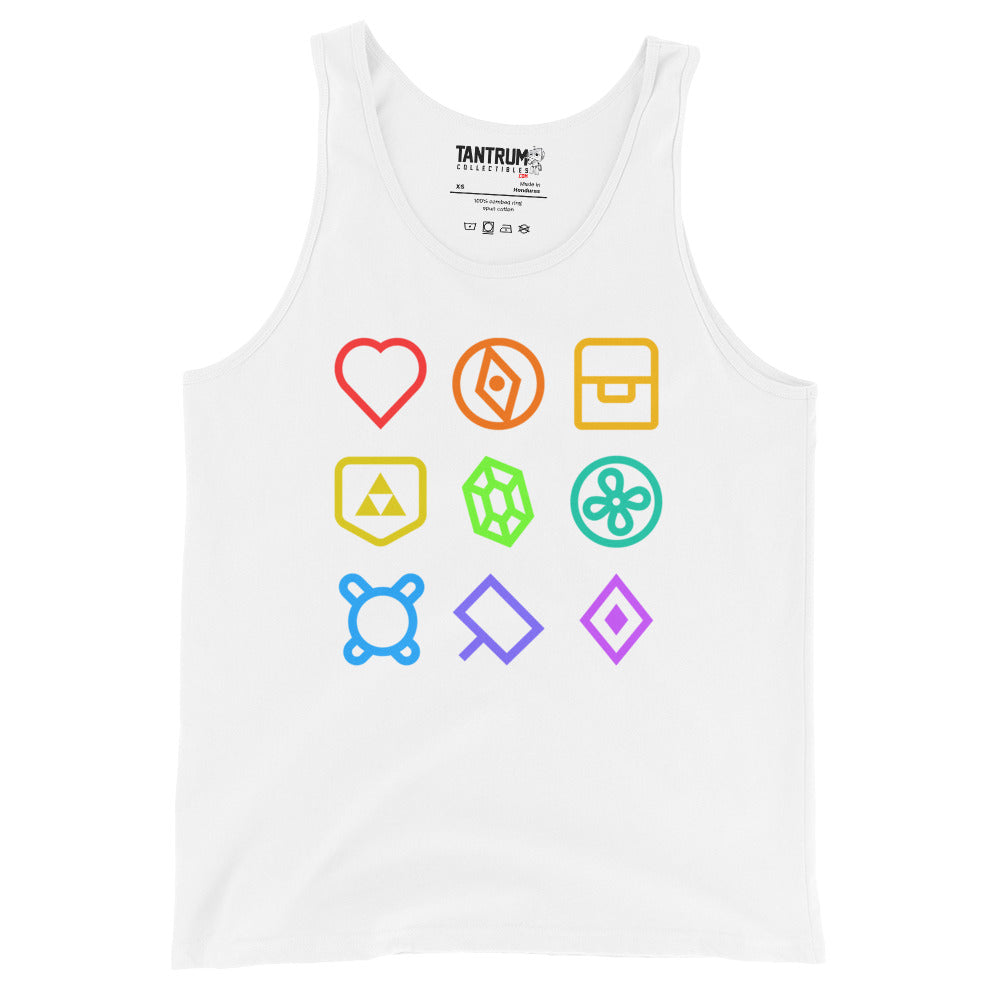 Zeldathon - Tank Top - Icons