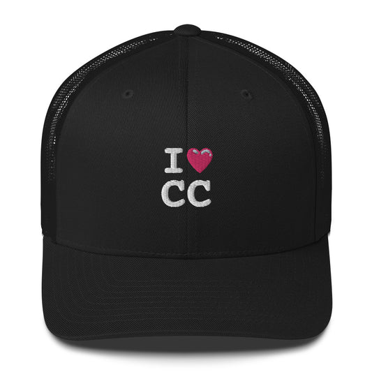 Crowd Control™ - Trucker Cap - I Heart CC