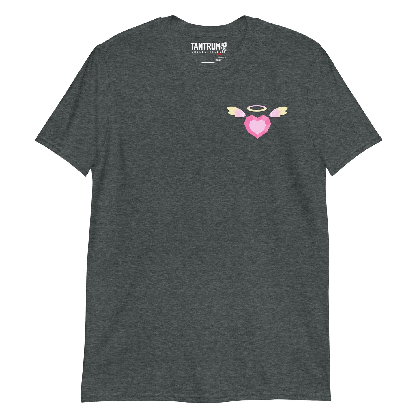 Baeginning - Unisex T-Shirt - Chest Printed Angel Heart