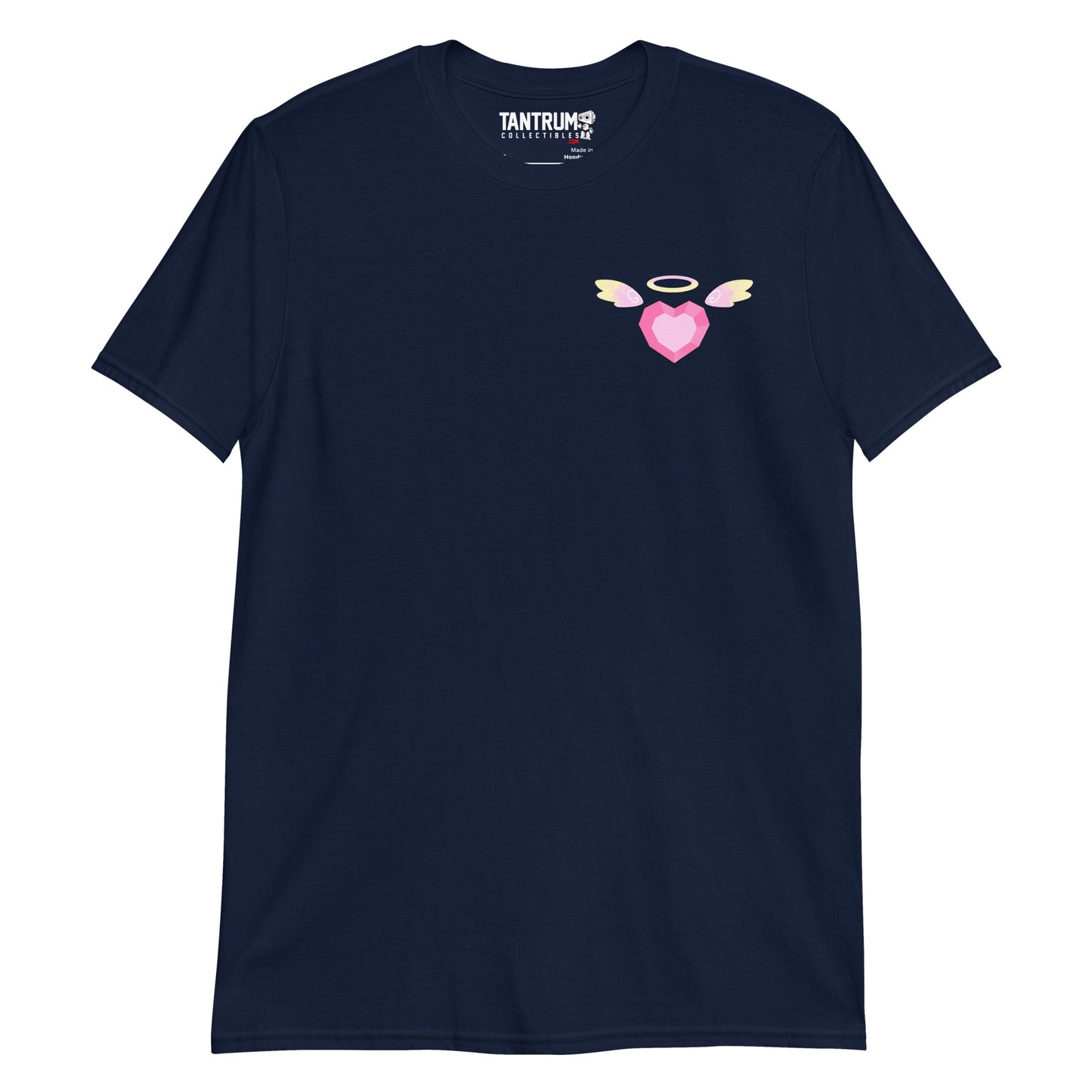 Baeginning - Unisex T-Shirt - Chest Printed Angel Heart