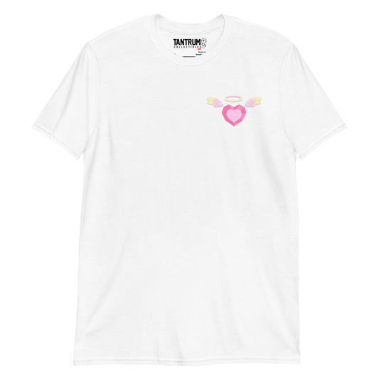 Baeginning - Unisex T-Shirt - Chest Printed Angel Heart