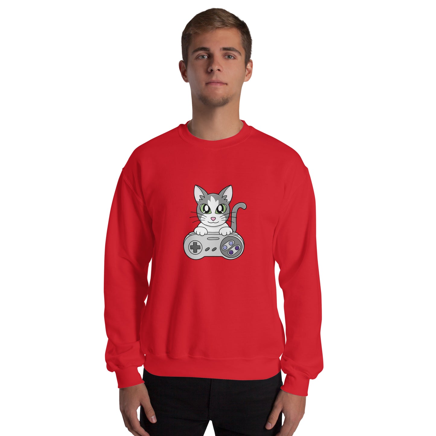 forestminish - Unisex Sweatshirt - Gamer Kitty