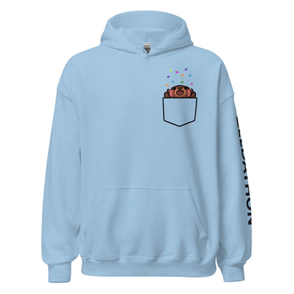 Zeldathon - Unisex Hoodie - Pocket Confetti