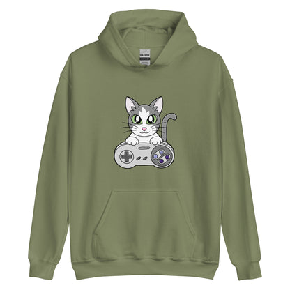 forestminish - Unisex Hoodie - Gamer Kitty