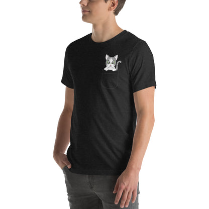 forestminish  - Unisex T-Shirt -  Pocket Kitty