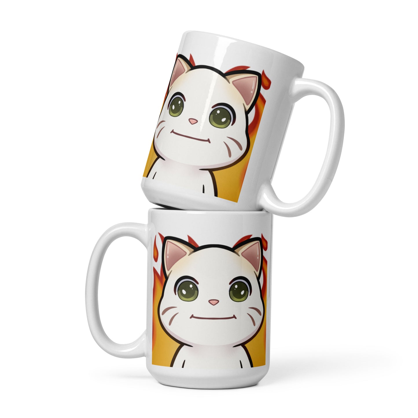 DanG88 - White Glossy Mug - This Is Fine