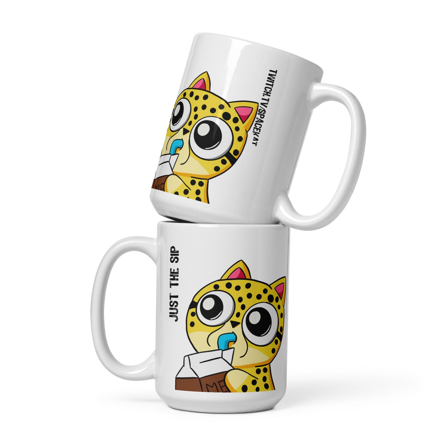 Spacekat - White Glossy Mug - Sip