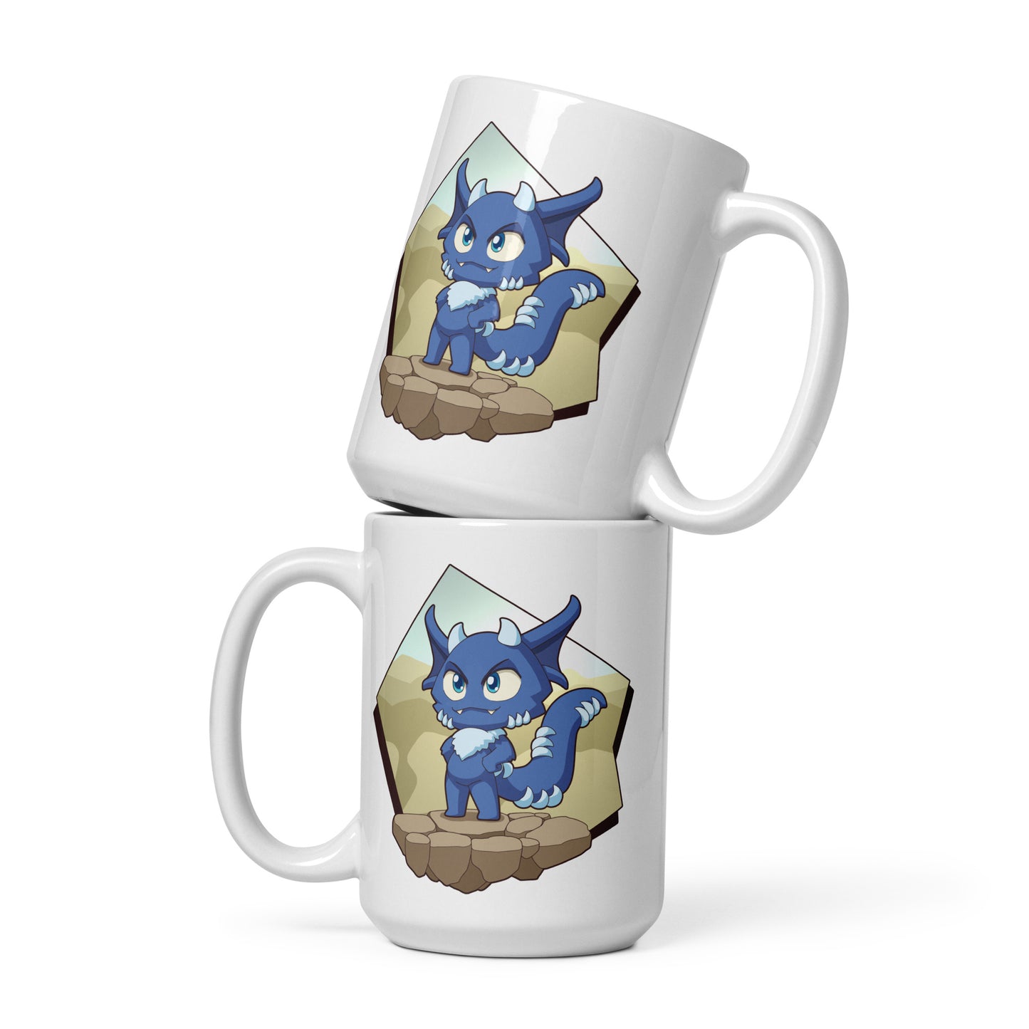 ThaBeast - White Glossy Mug - Chibi Beast