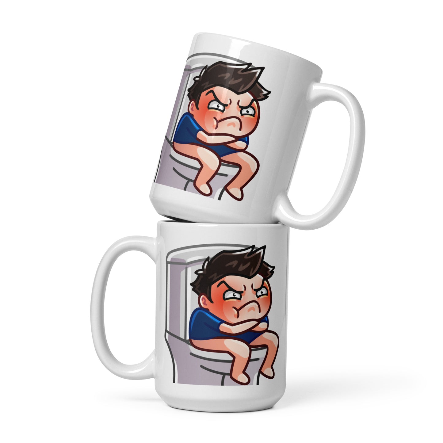 Trikslyr - White Glossy Mug - Rage Poop