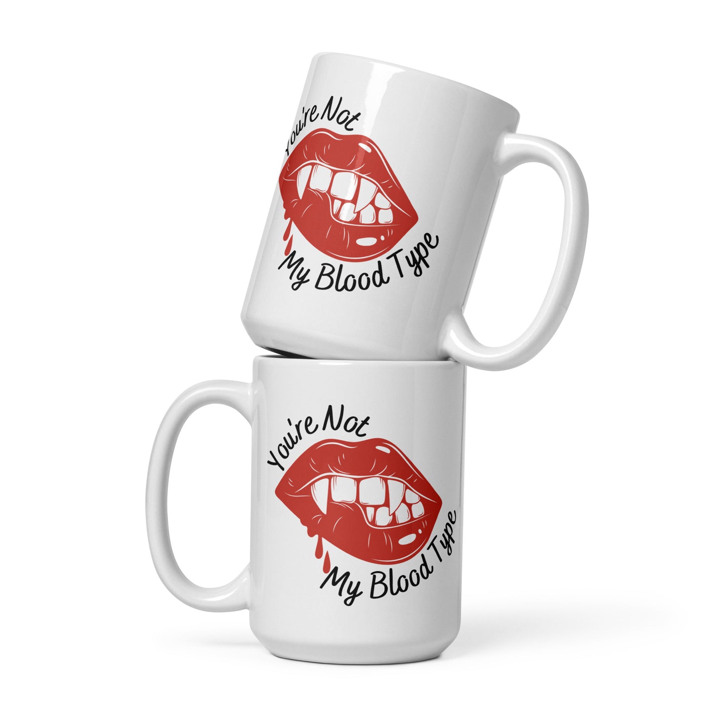 Vyroniq - White Glossy Mug - Blood Type