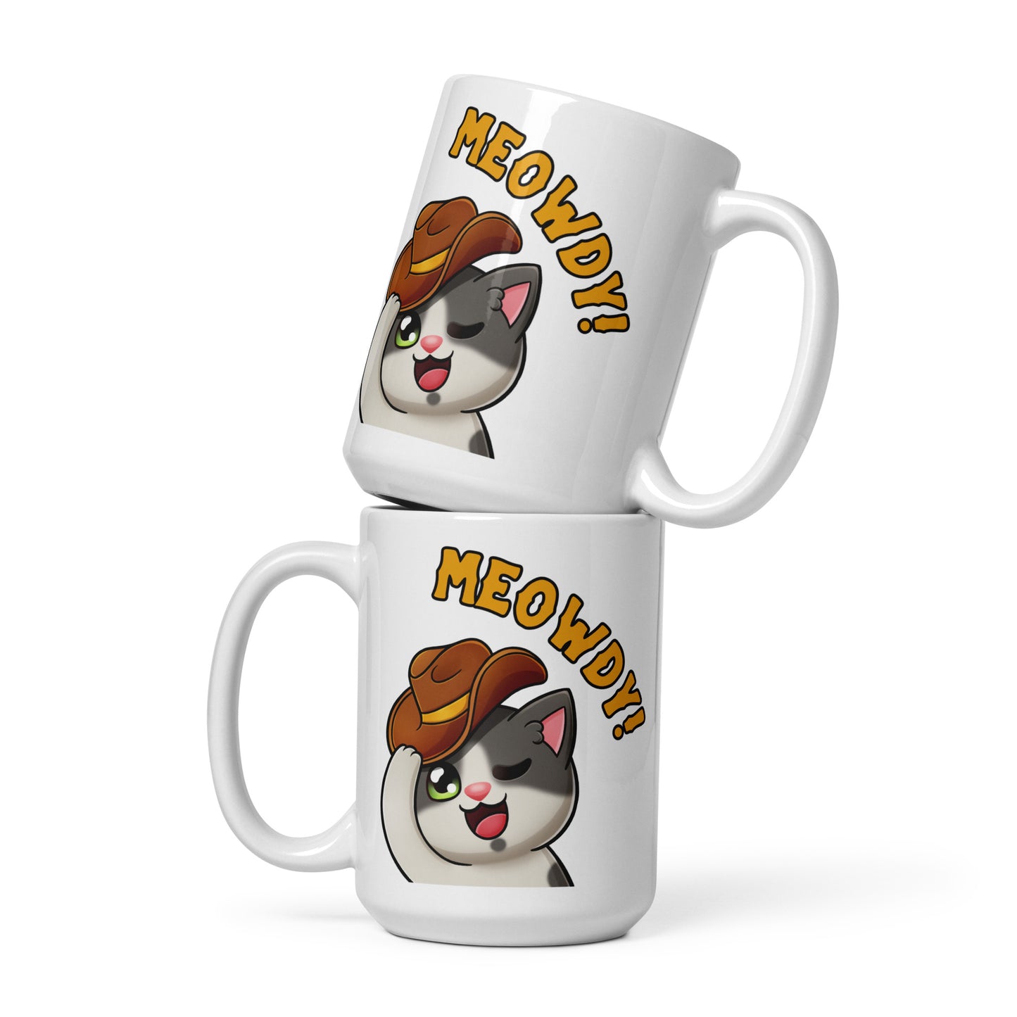 forestminish - White Mug - Meowdy