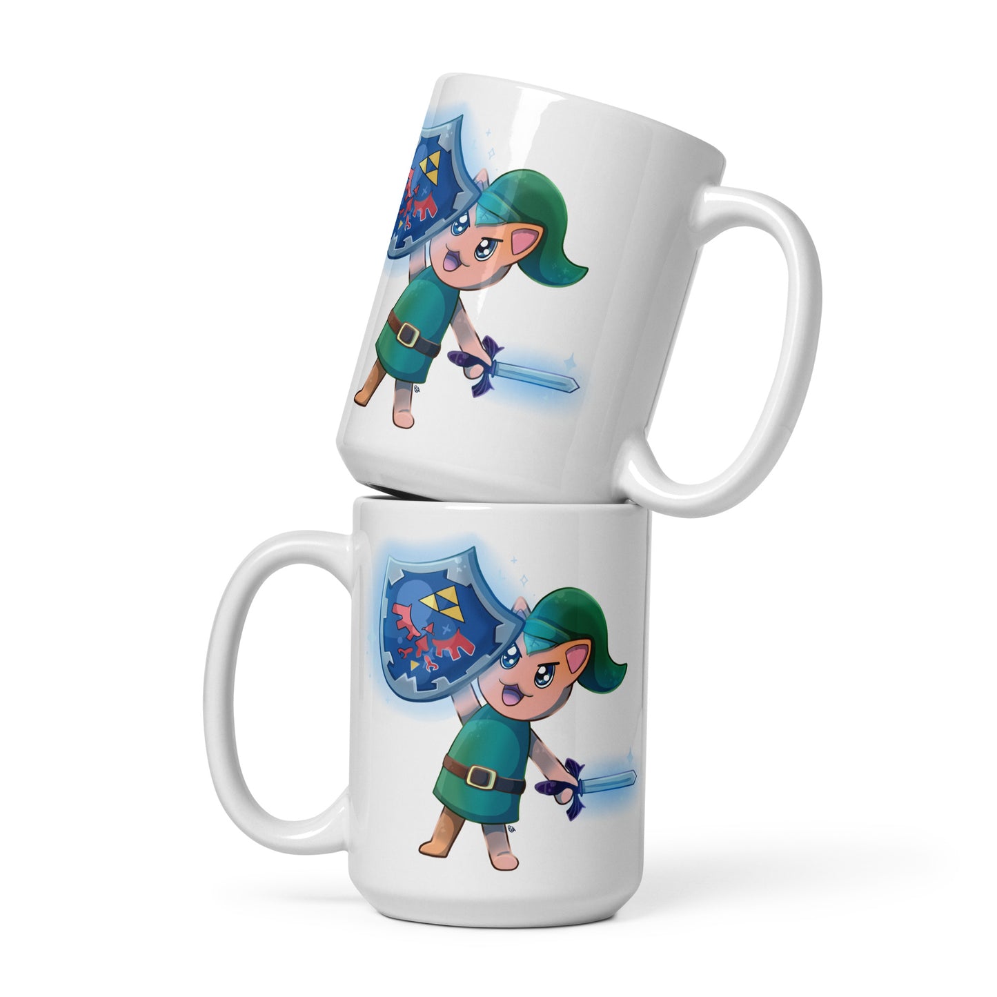 HylianDescent - White Glossy Mug - TangyHero