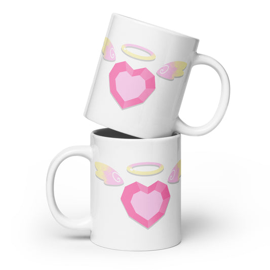 Baeginning - White Glossy Mug - Angel Heart