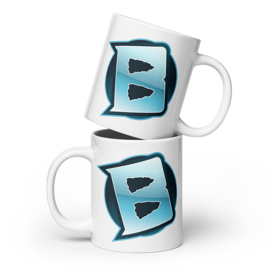 ThaBeast - White Glossy Mug - B Logo