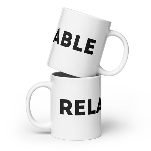 Trikslyr - White Glossy Mug - Relatable