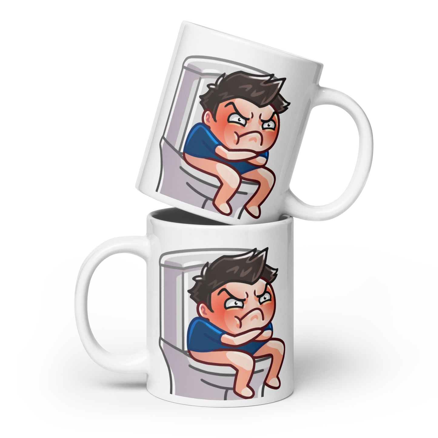 Trikslyr - White Glossy Mug - Rage Poop