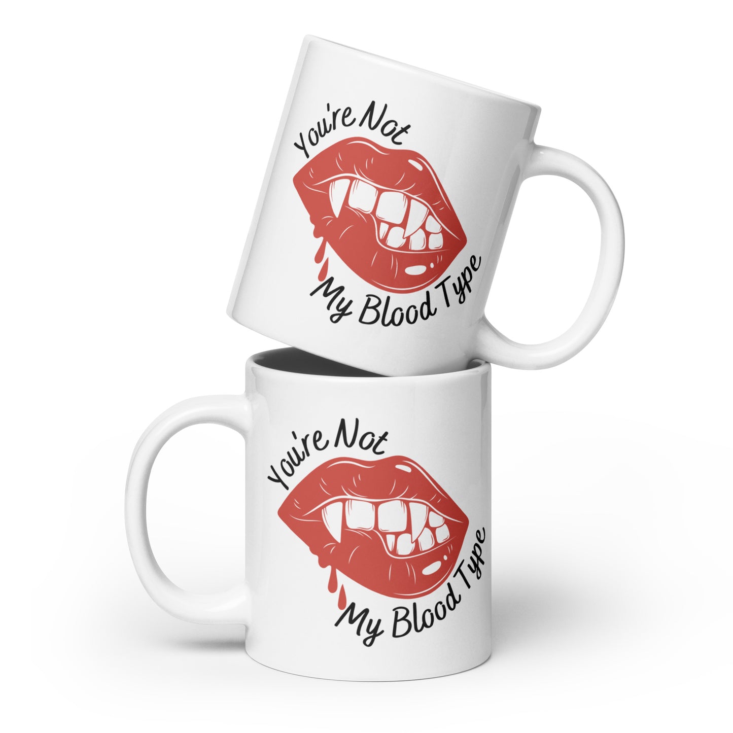 Vyroniq - White Glossy Mug - Blood Type