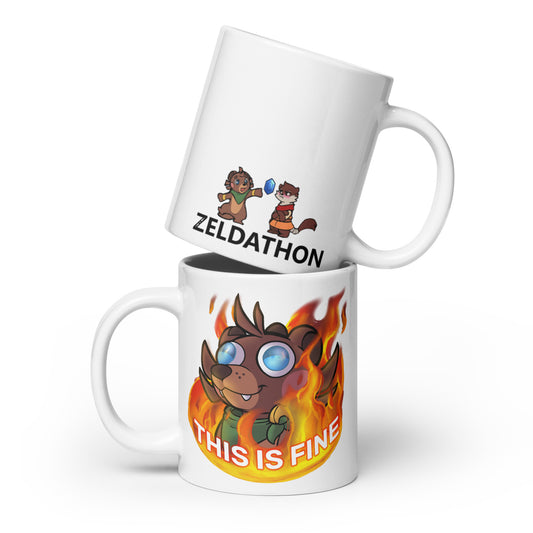 Zeldathon - White Glossy Mug - This Is Finn(e)