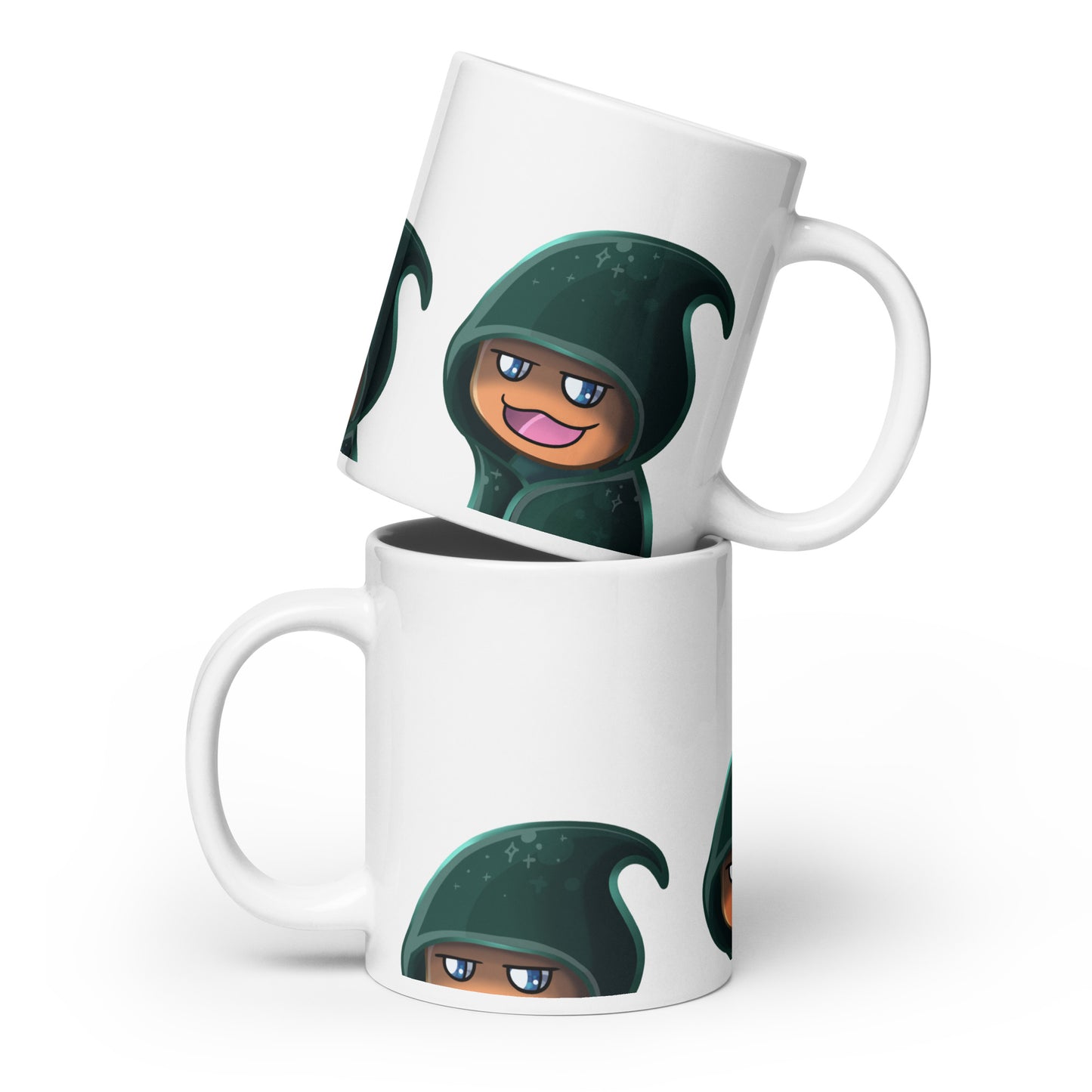 HylianDescent - White Glossy Mug - TangyEvil