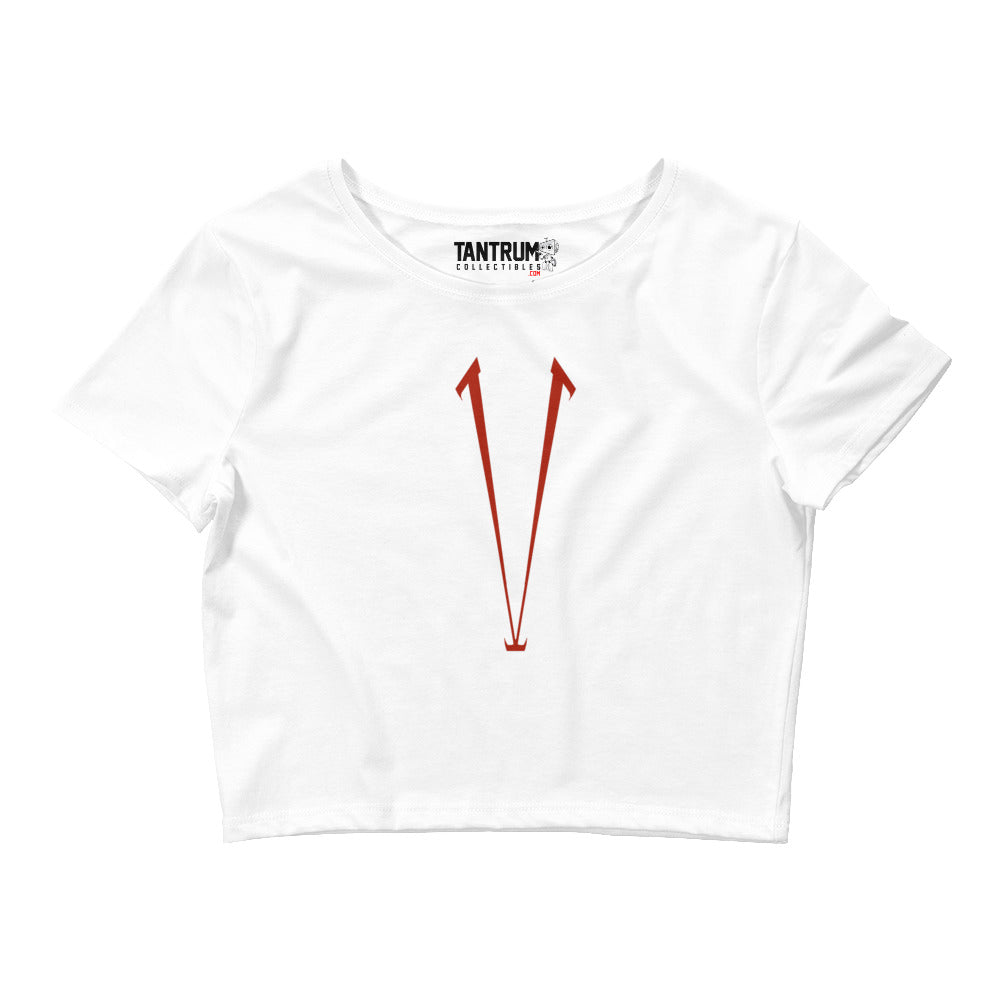 Vyroniq - Women’s Crop Tee - V Logo