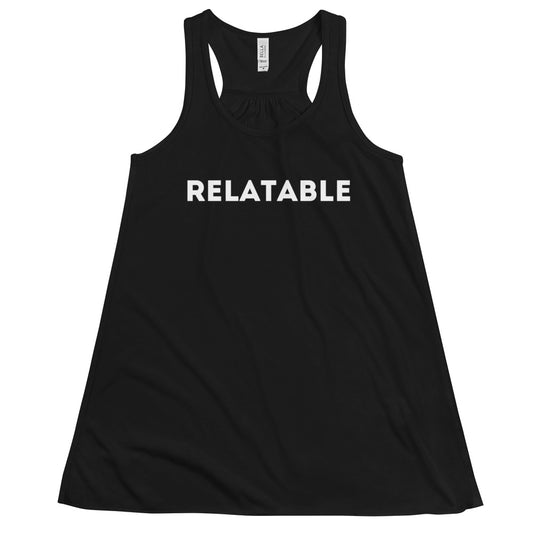 Triks - Women's Flowy Racerback Tank - Relatable