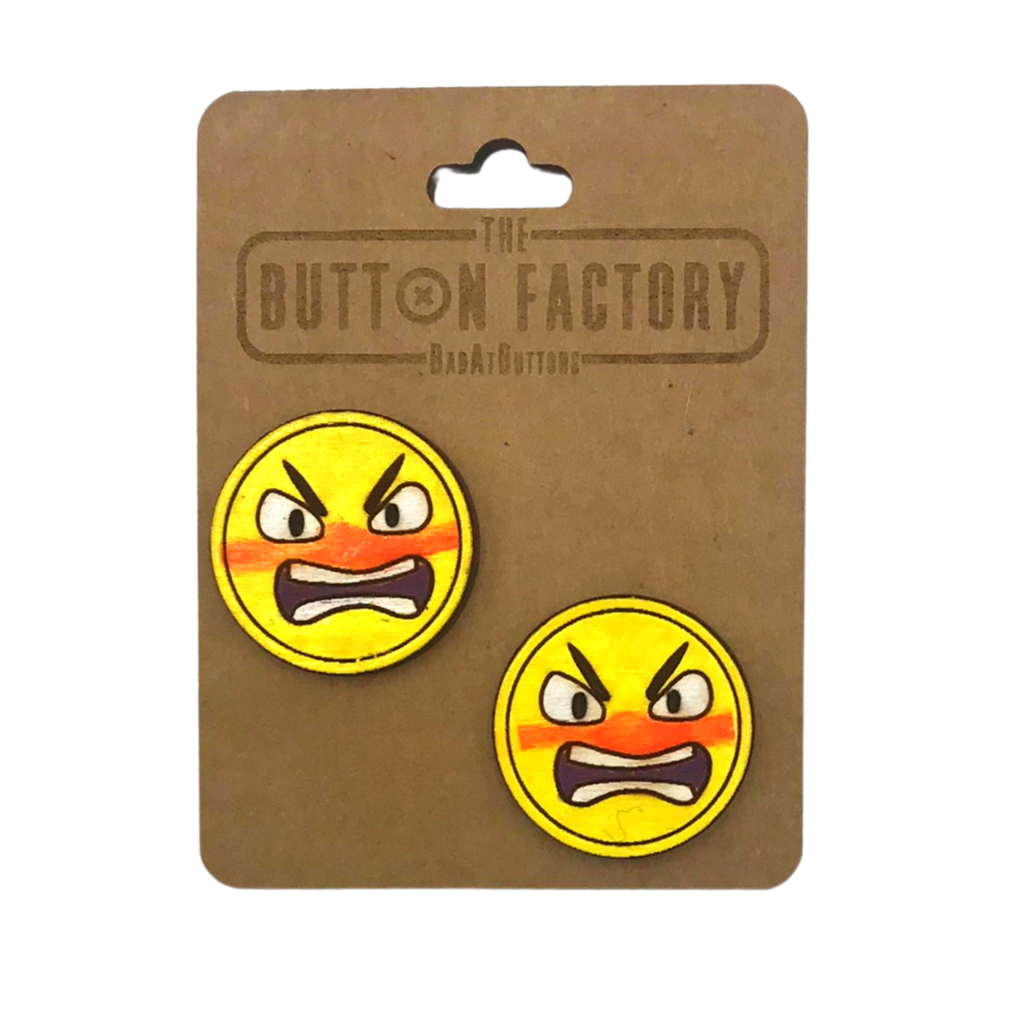 BadatButtons - Wooden Button Pack -BadAtBluster