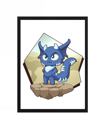 ThaBeast - Chibi  5X7 Frame Print