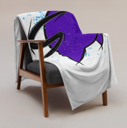 SpaceKat - Throw Blanket - Space