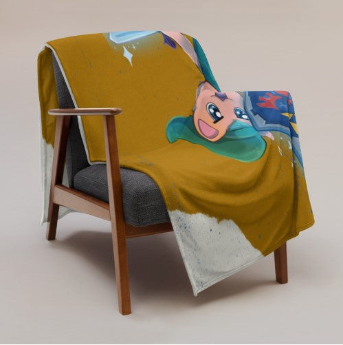 HylianDescent - Throw Blanket - Tangy Hero