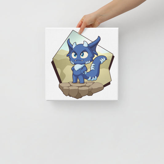 ThaBeast - 12X12 Canvas - Chibi Blue Guy