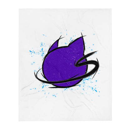 SpaceKat - Throw Blanket - Space