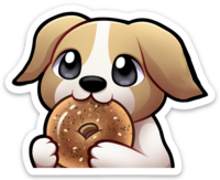 Nukkuler- Sticker - Bagel